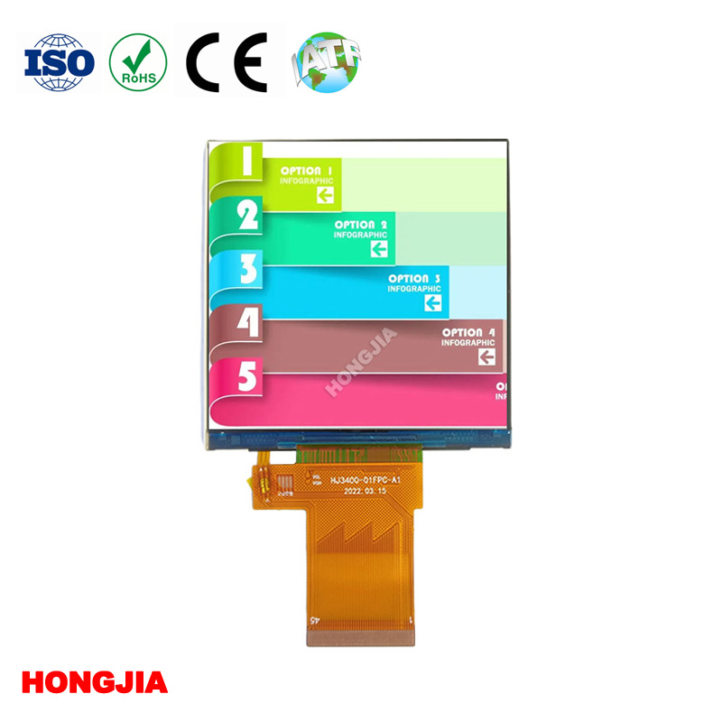 3.4 inch Square LCD Module